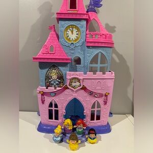 Disney Princess Castle Playset - Pink and Blue